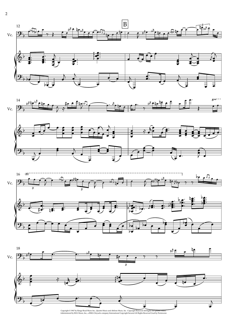 What A Wonderful World Piano scores gallery preview page 2