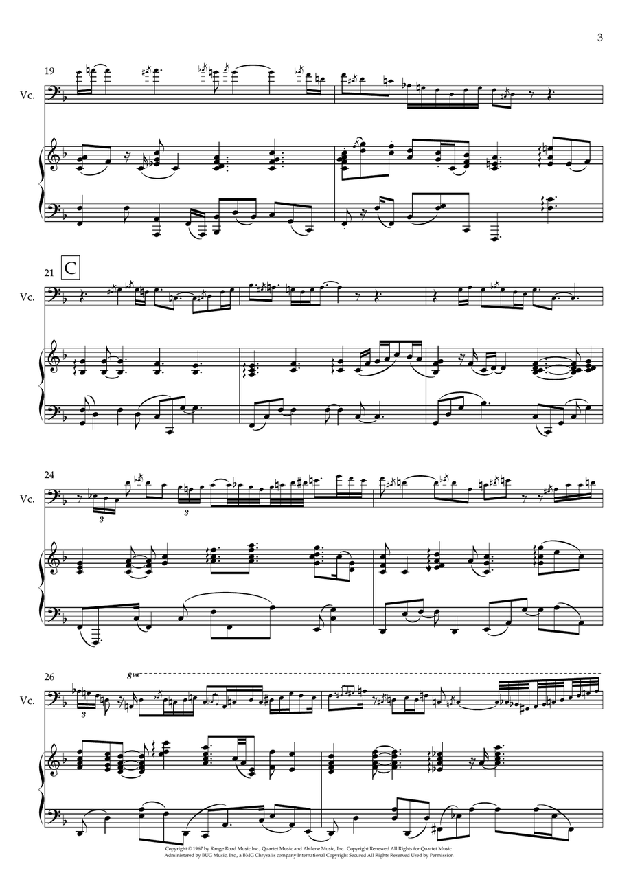 What A Wonderful World Piano scores gallery preview page 3