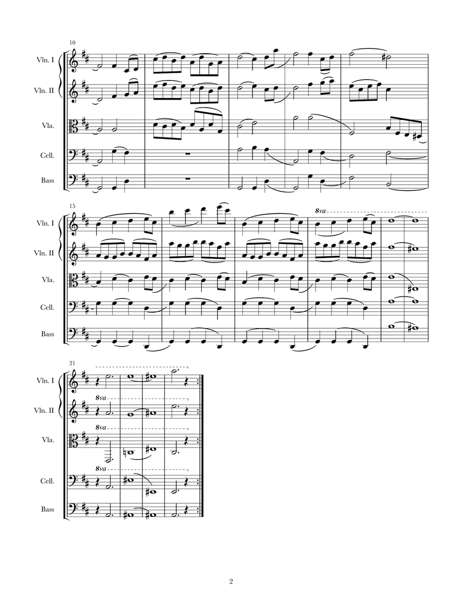 Going Home Going Home String Orchestra scores gallery preview page 2