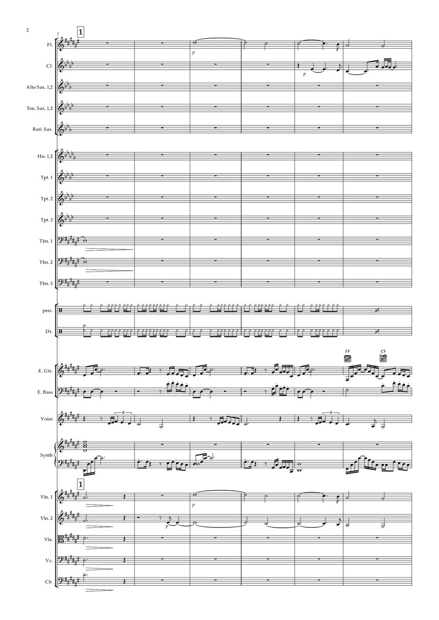 A New Day Has Come A New Day Has Come Full Orchestra scores gallery preview page 2