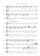 Theme from New World Symphony Brass Quartet scores gallery preview page 4