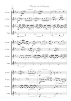 Theme from New World Symphony Brass Quartet scores gallery preview page 6