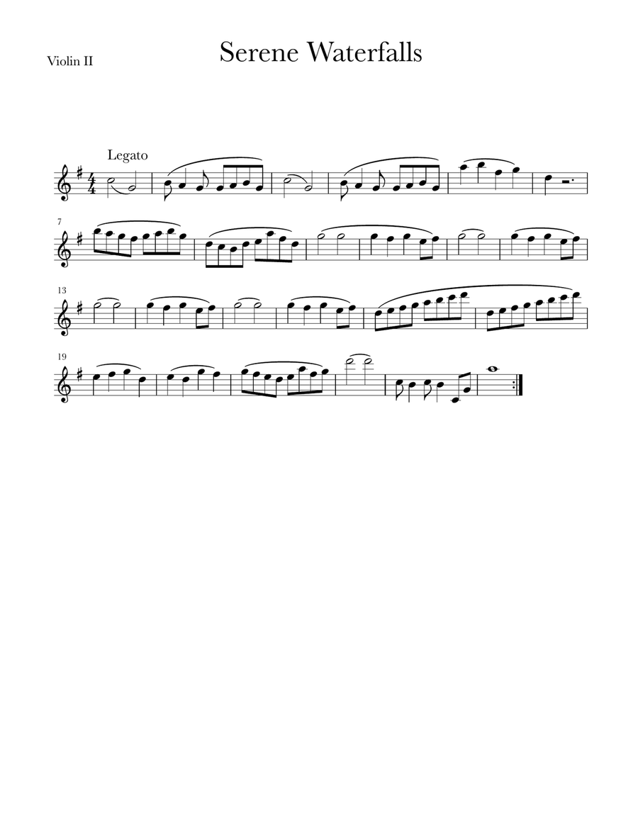 Serene Waterfalls Serene Waterfalls String Orchestra scores gallery preview page 4