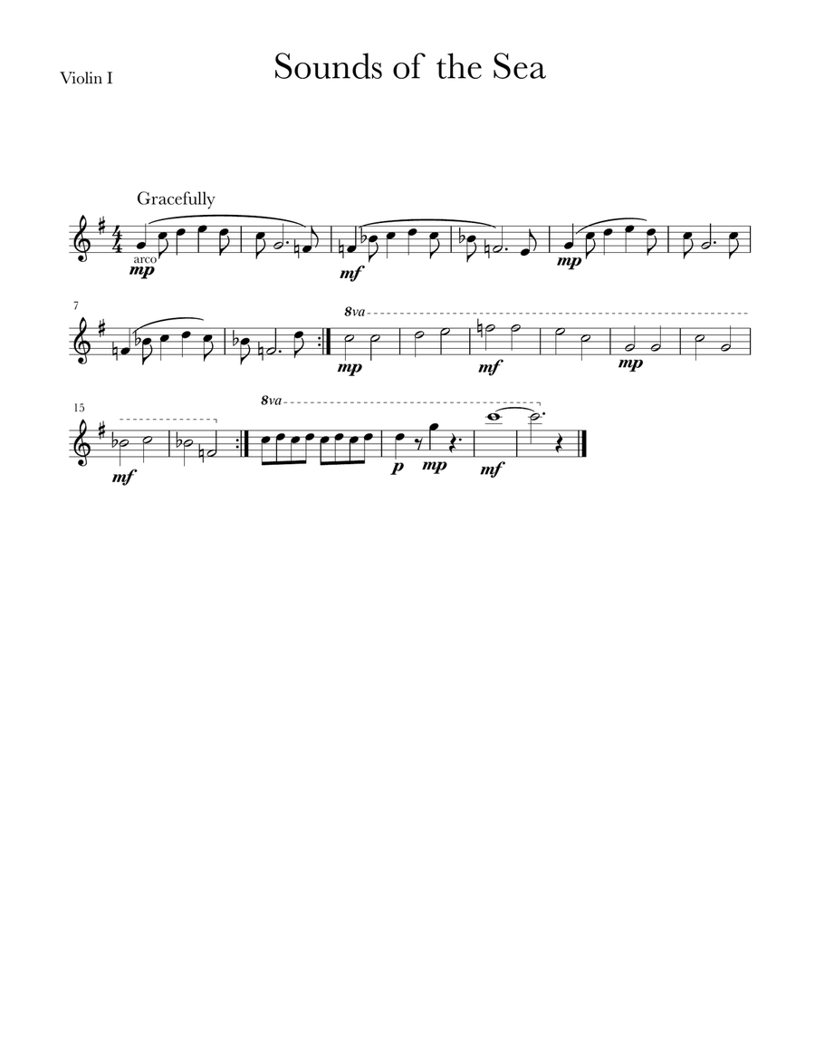 Sounds of the Sea Sounds of the Sea String Orchestra scores gallery preview page 3