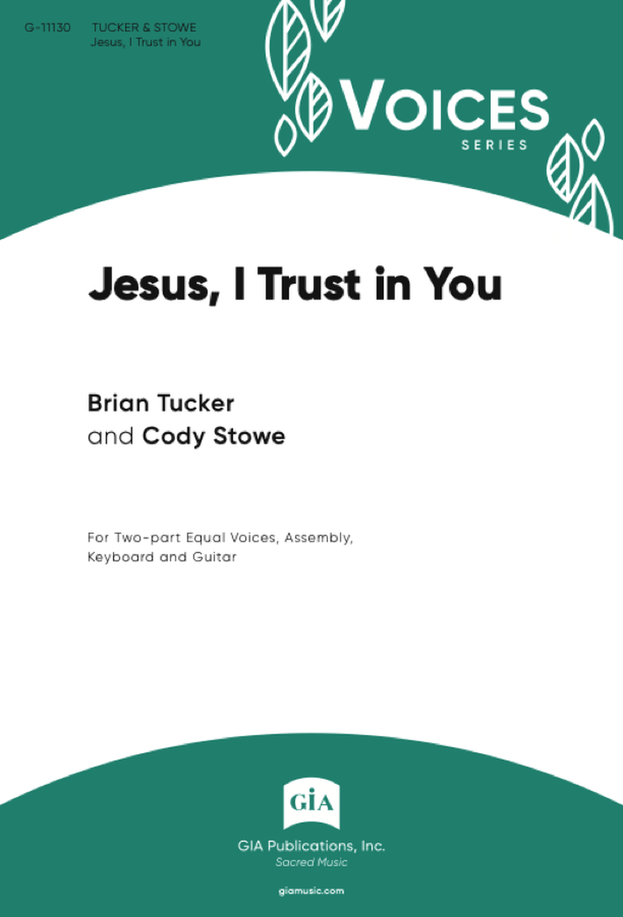 Jesus, I Trust in You - Guitar edition Guitar scores gallery preview page 1