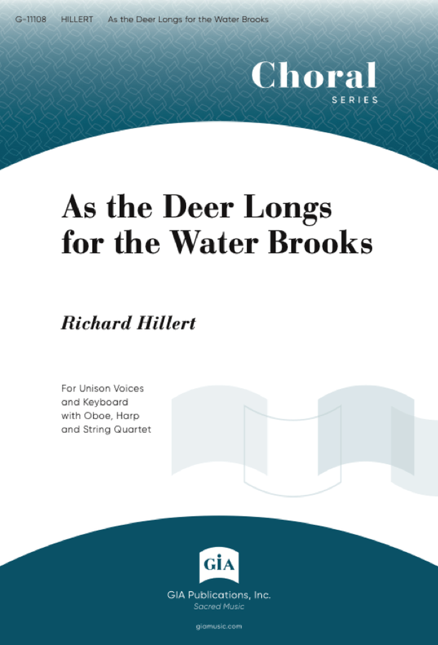 As the Deer Longs for the Water Brooks - Instrument edition Oboe scores gallery preview page 1