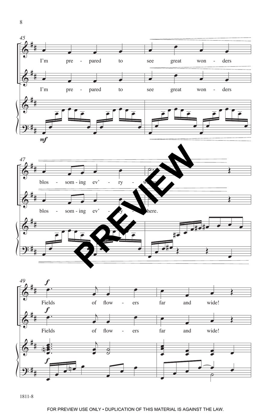 I Believe in a Seed I Believe in a Seed School and Community scores gallery preview page 8