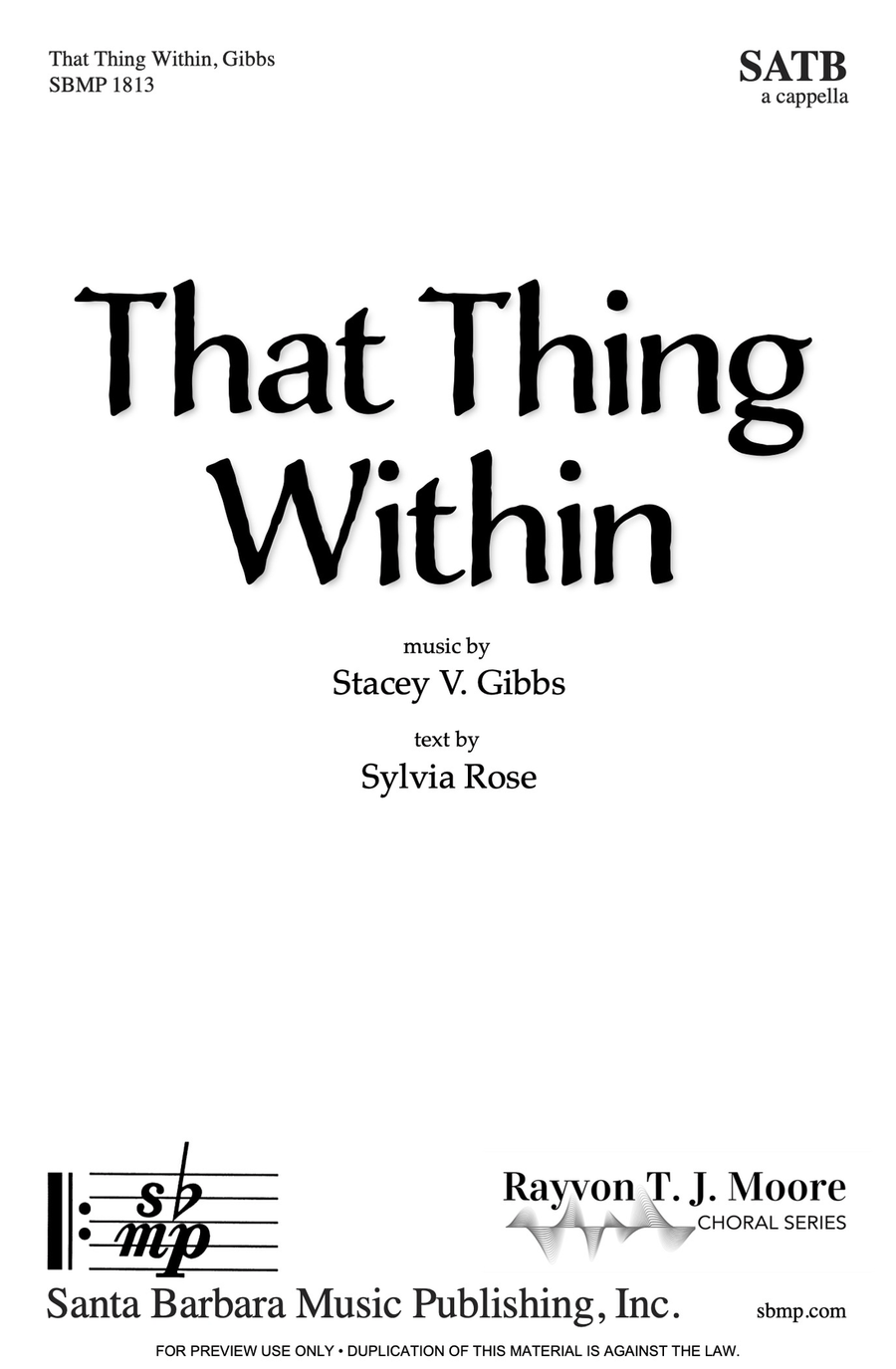 That Thing Within That Thing Within 4-Part scores gallery preview page 1