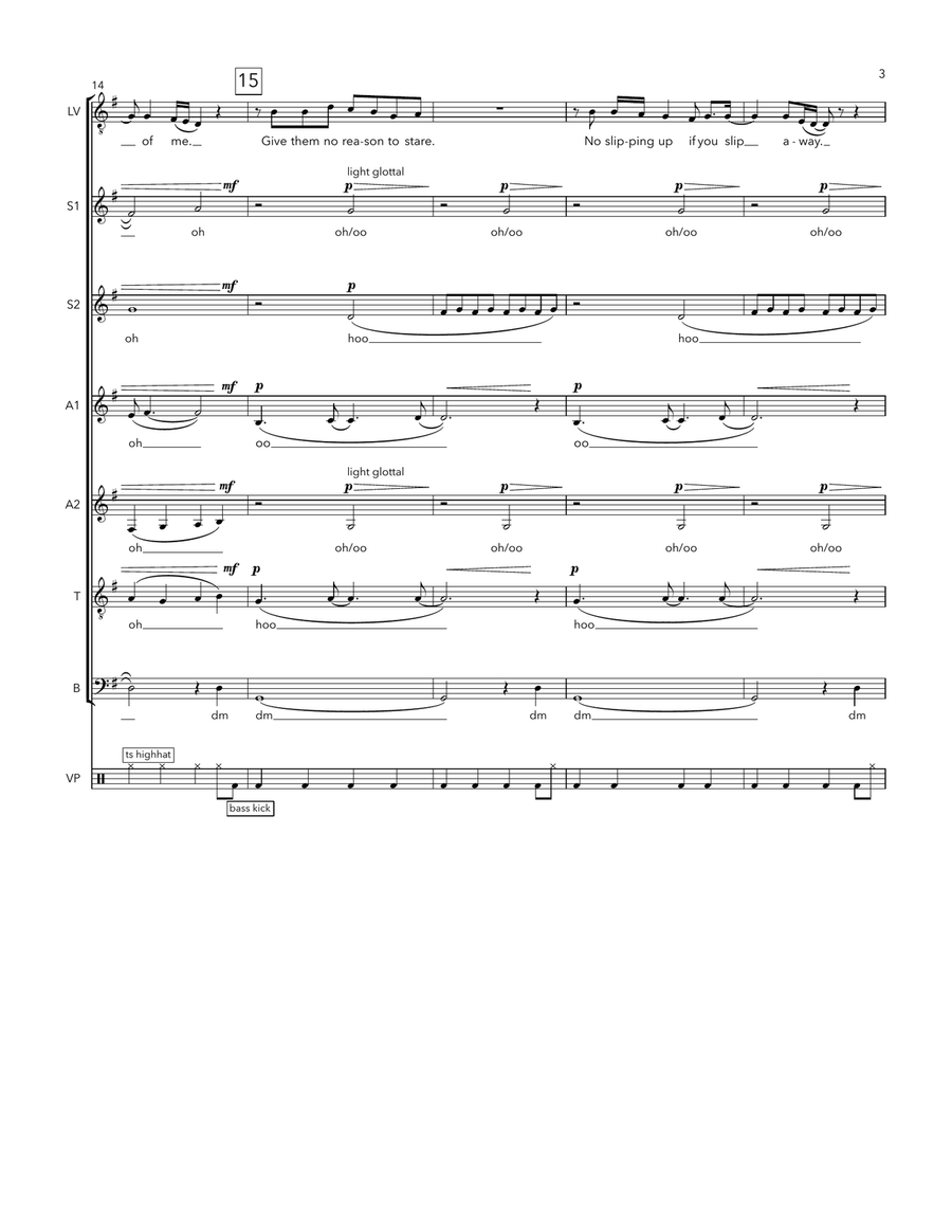 Waving Through A Window Waving Through A Window Divisi scores gallery preview page 3