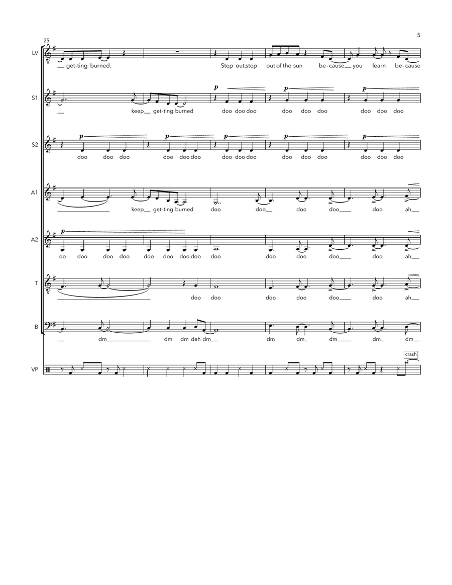 Waving Through A Window Waving Through A Window Divisi scores gallery preview page 5