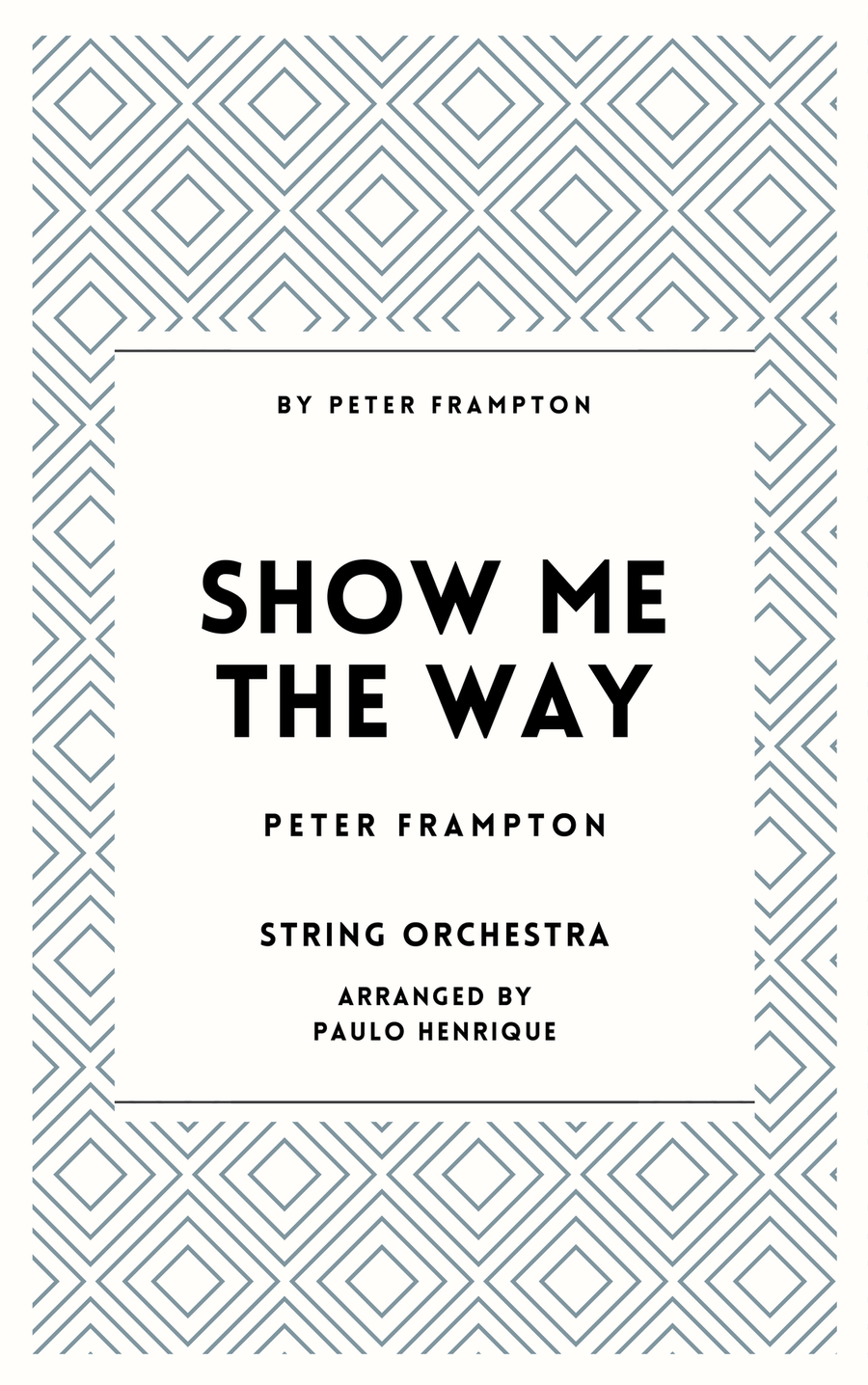 Show Me The Way Show Me The Way Chamber Music scores gallery preview page 1