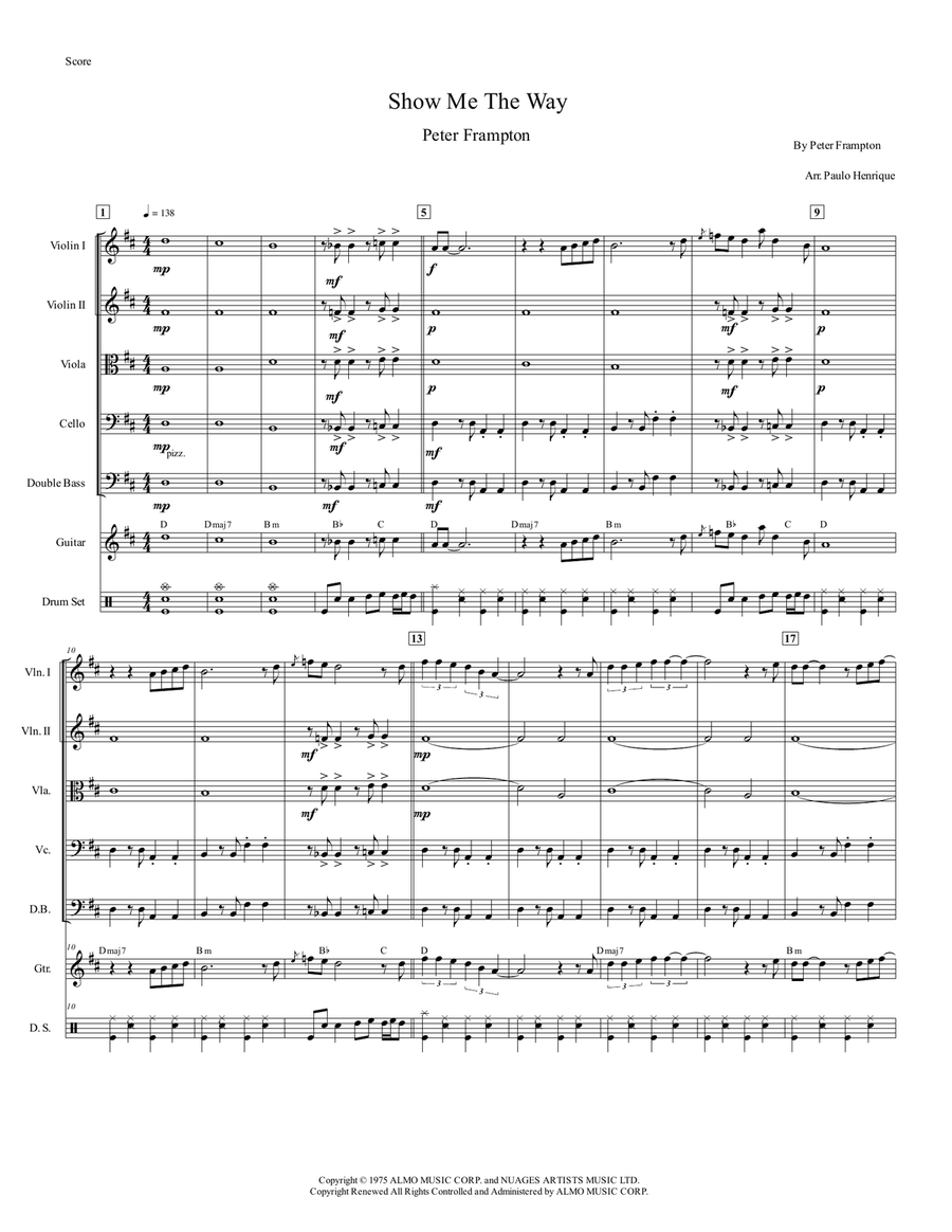 Show Me The Way Show Me The Way Chamber Music scores gallery preview page 2