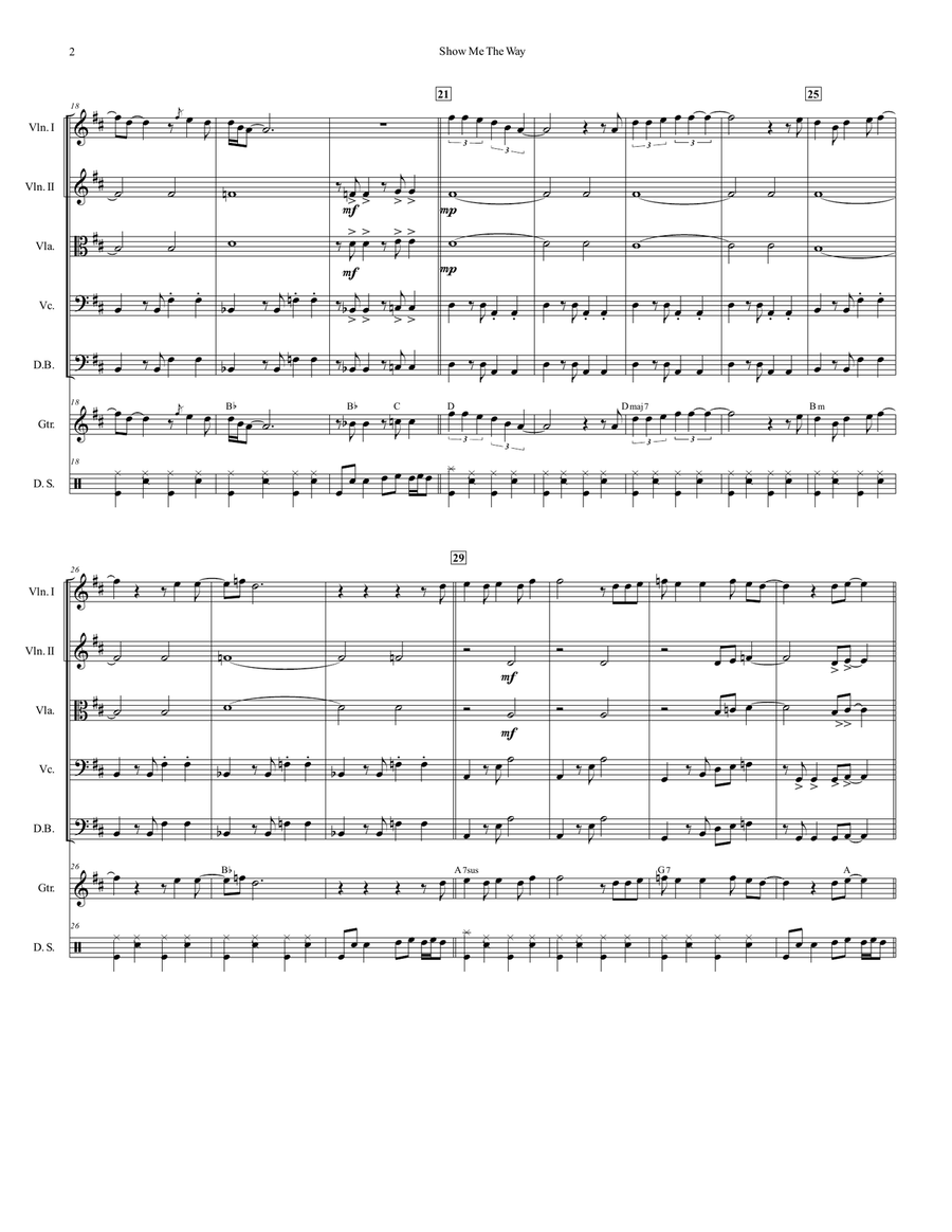 Show Me The Way Show Me The Way Chamber Music scores gallery preview page 3