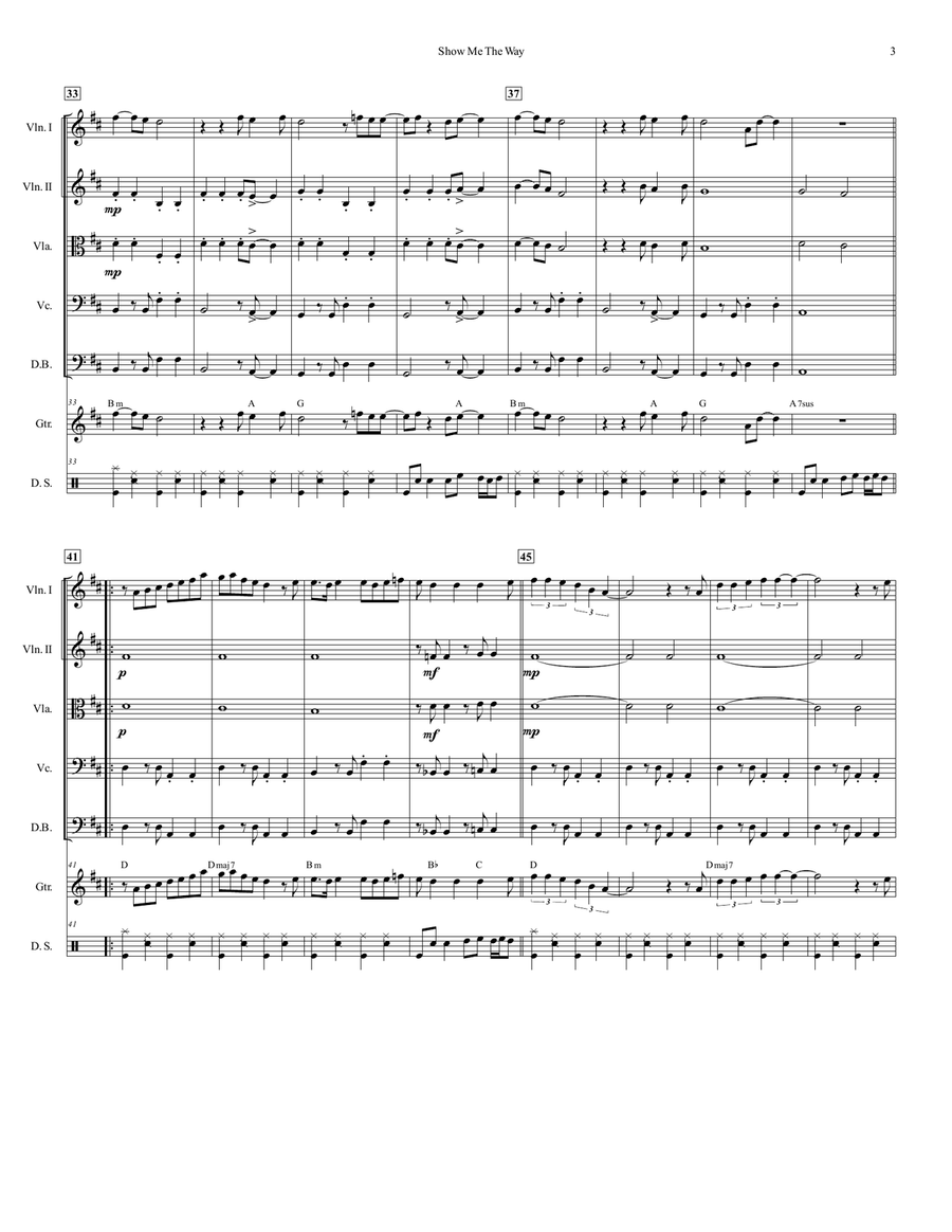 Show Me The Way Show Me The Way Chamber Music scores gallery preview page 4