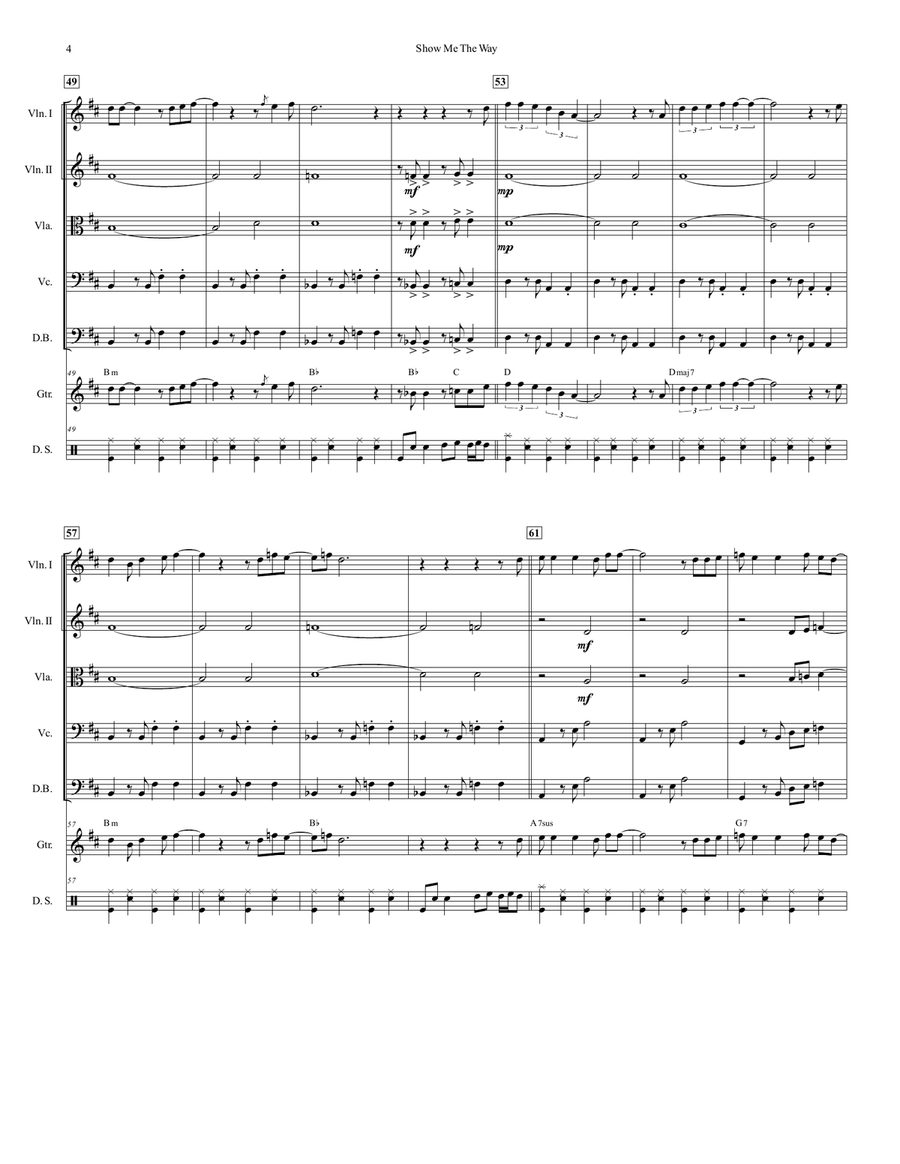 Show Me The Way Show Me The Way Chamber Music scores gallery preview page 5