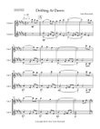 Drifting At Dawn - guitar duet (score and separate parts in standard notation only - no tab)