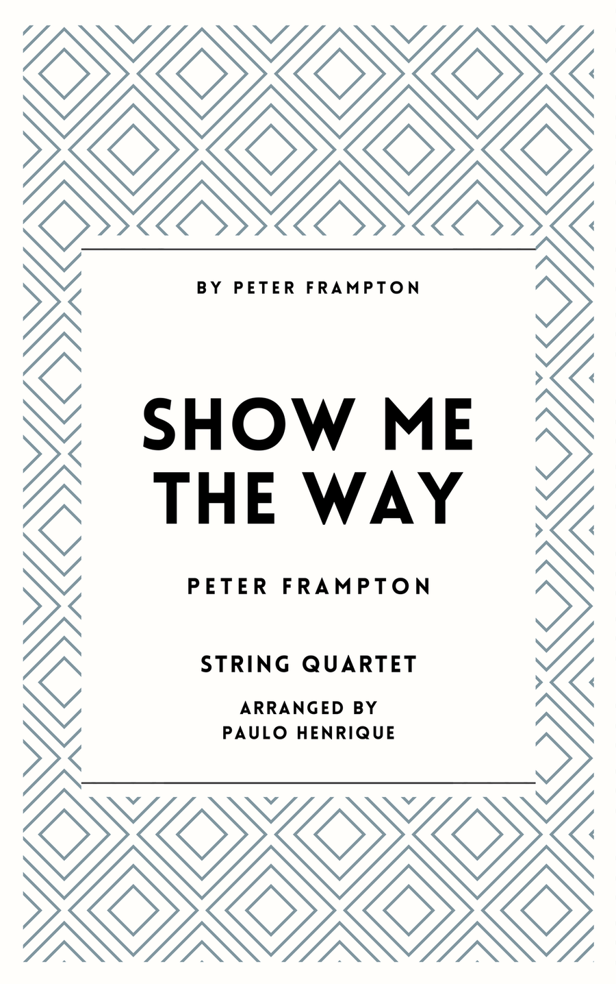 Show Me The Way Show Me The Way String Quartet scores gallery preview page 1