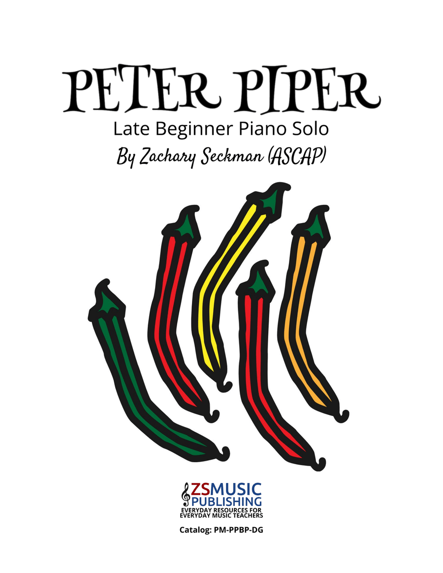 Peter Piper - A Late Beginner Piano Solo Piano Method scores gallery preview page 1