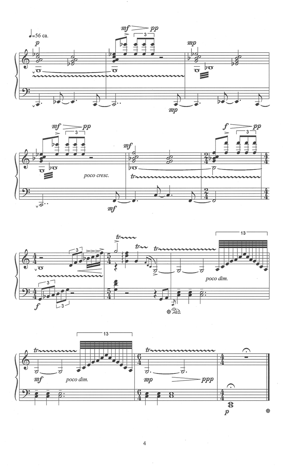 Suite for PIano (1995) Suite for PIano (1995) Chamber Music scores gallery preview page 6