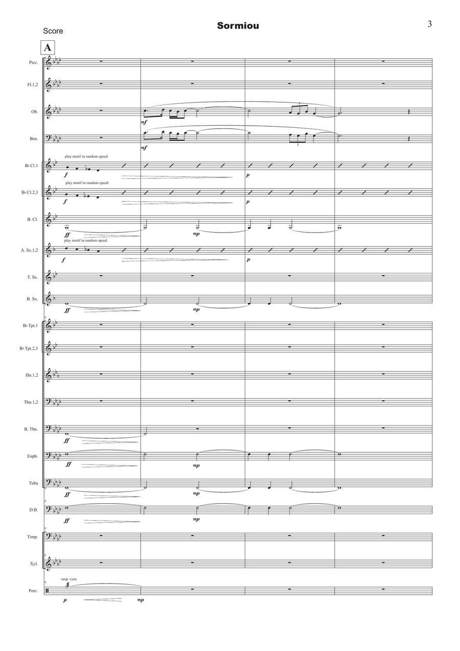 Sormiou Sormiou Concert Band scores gallery preview page 3