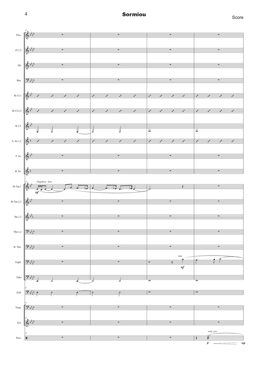 Sormiou Sormiou Concert Band scores gallery preview page 4