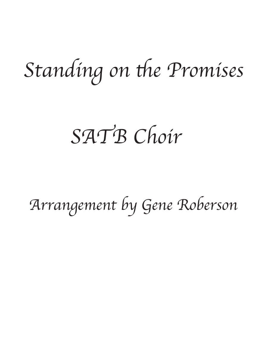Standing on the Promises SATB CHOIR 4-Part scores gallery preview page 1