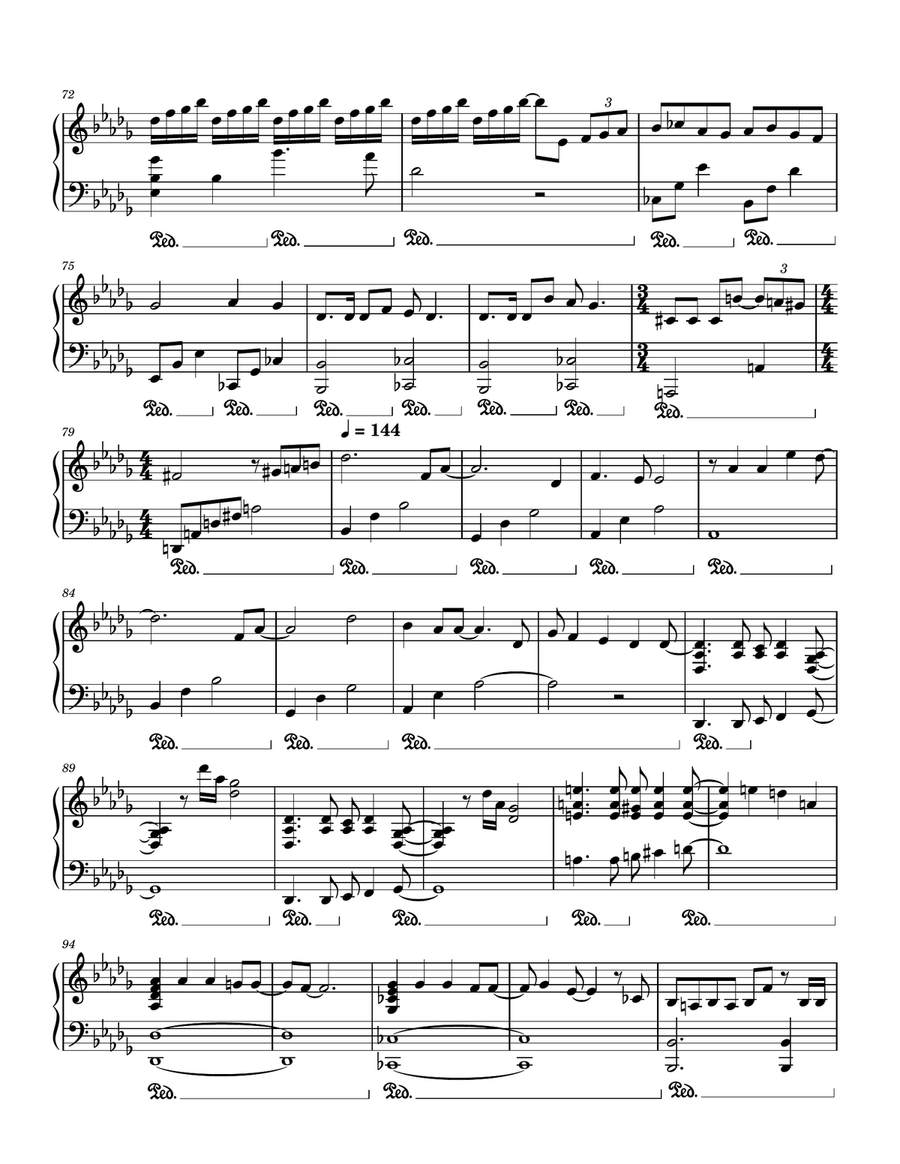 Defying Gravity Defying Gravity Piano Solo scores gallery preview page 4