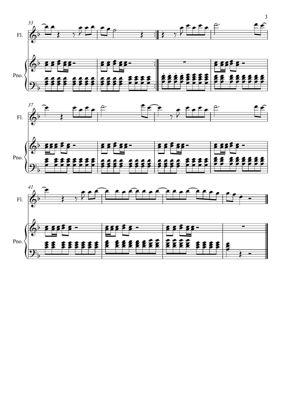 Rolling In The Deep Rolling In The Deep Flute Solo scores gallery preview page 3