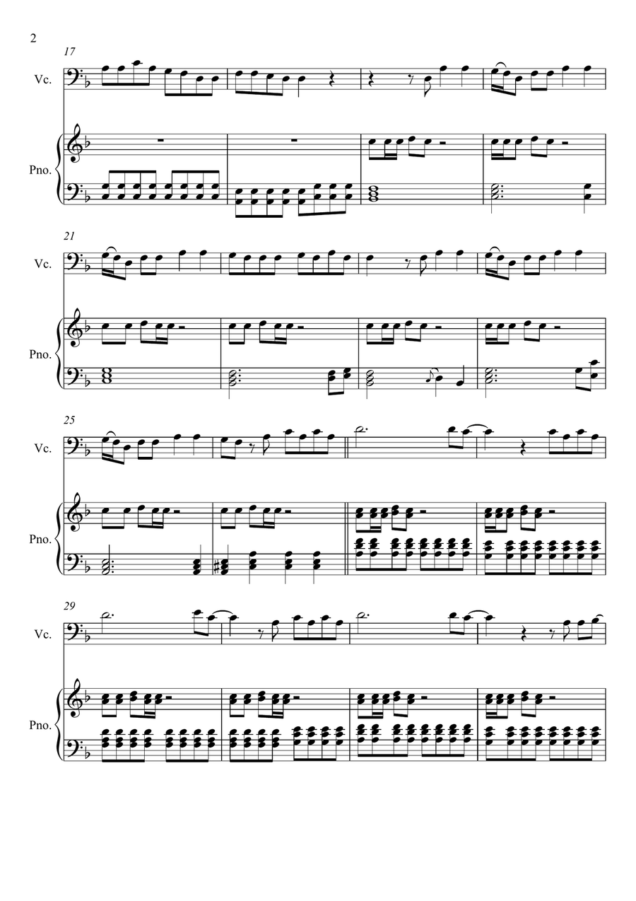 Rolling In The Deep Rolling In The Deep Piano scores gallery preview page 2