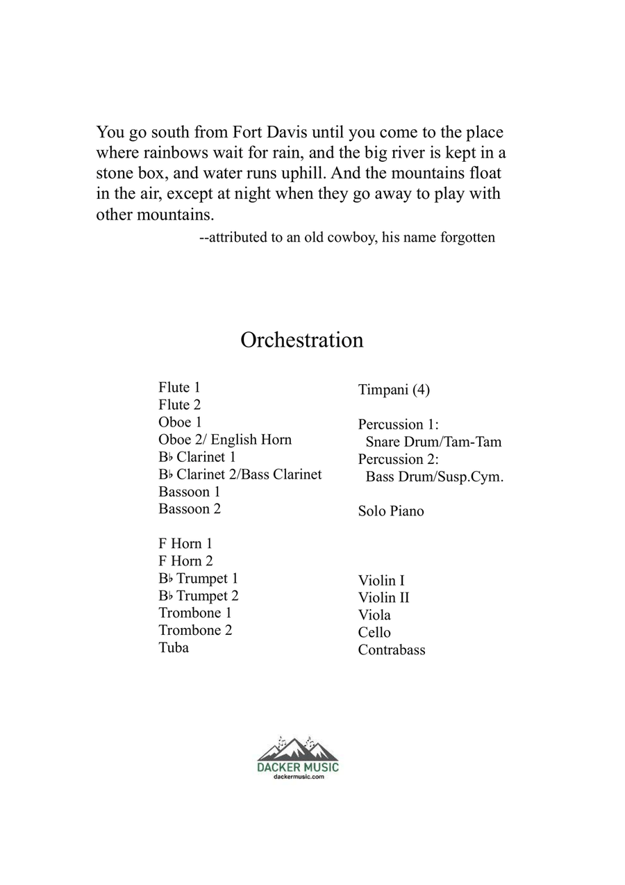 Where Rainbows Wait for Rain - The Big Bend Country Full Orchestra scores gallery preview page 3