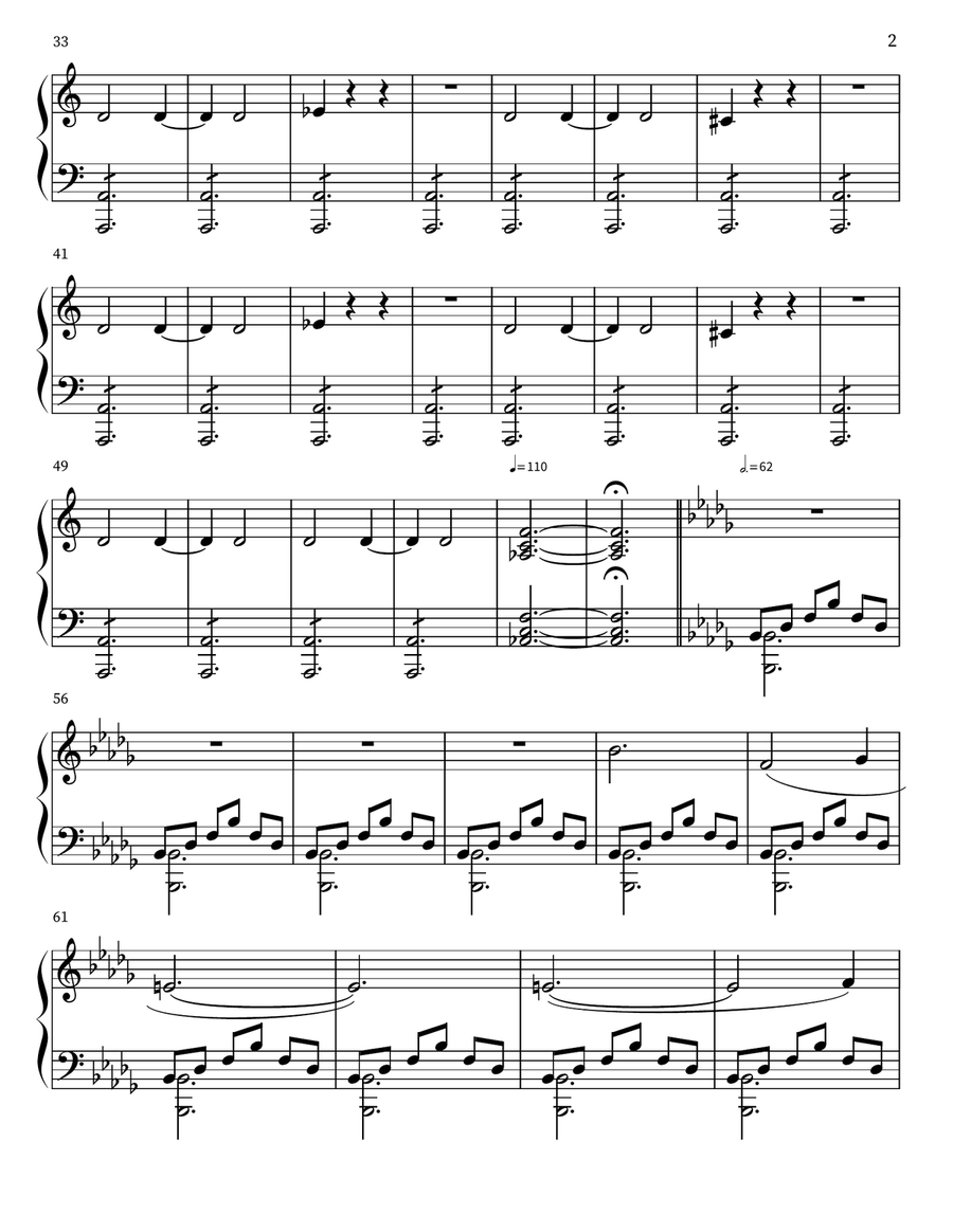 Of Mice and Men Overture Of Mice and Men Overture Piano scores gallery preview page 2