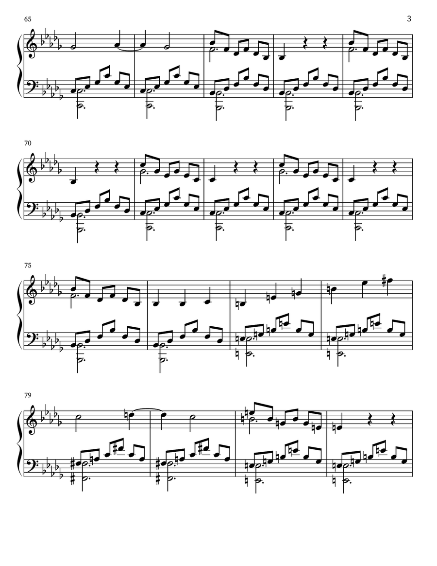 Of Mice and Men Overture Of Mice and Men Overture Piano scores gallery preview page 3