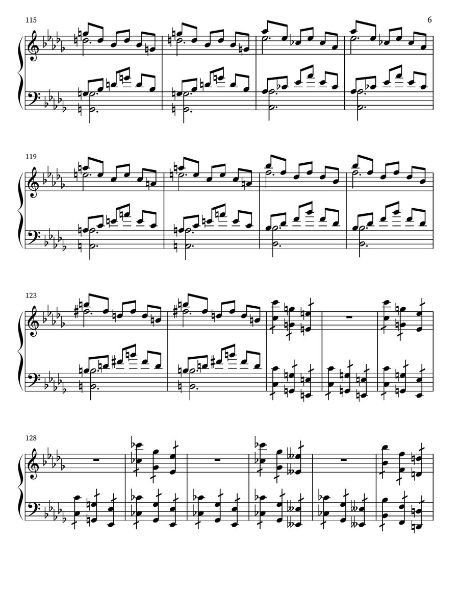 Of Mice and Men Overture Of Mice and Men Overture Piano scores gallery preview page 6