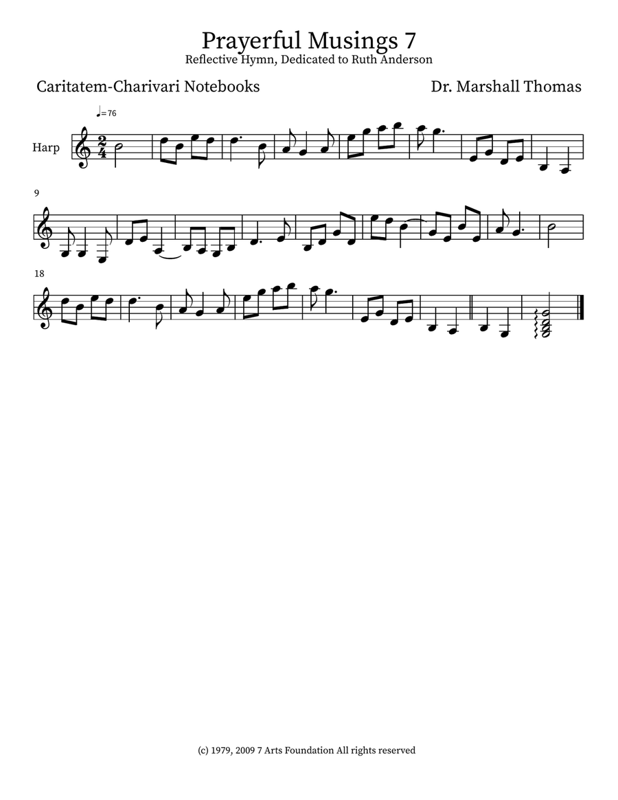 Prayerful Musings 7 Prayerful Musings 7 Small Ensemble scores gallery preview page 3