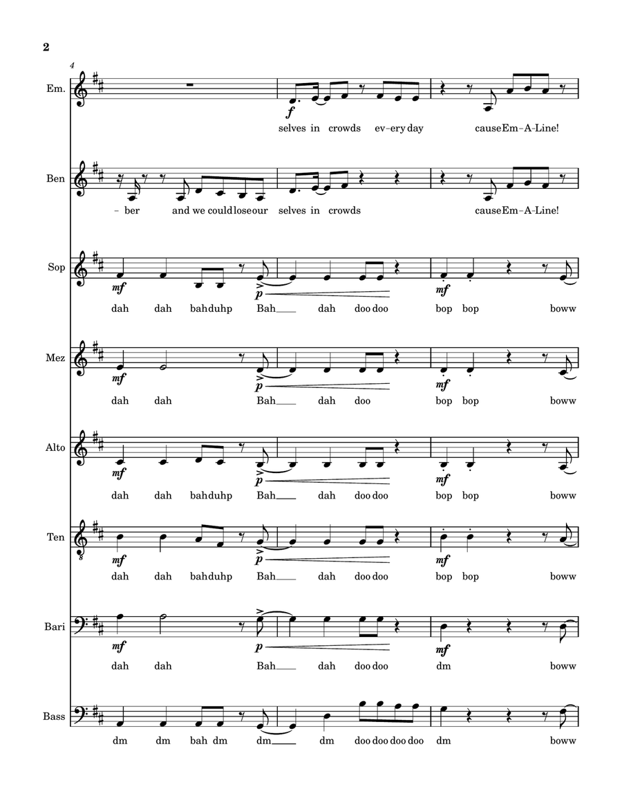 Emaline Emaline 4-Part scores gallery preview page 2