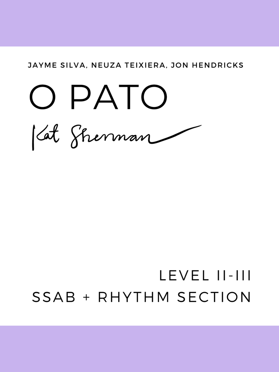 O Pato (The Duck) O Pato (The Duck) 3-Part scores gallery preview page 1