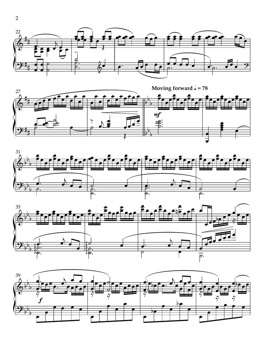 I Need Thee Every Hour I Need Thee Every Hour Piano Solo scores gallery preview page 2