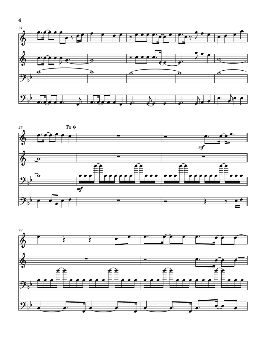 How Many Times Brass Quartet scores gallery preview page 5