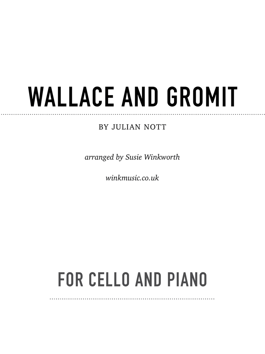 Wallace And Gromit Theme Chamber Music scores gallery preview page 1