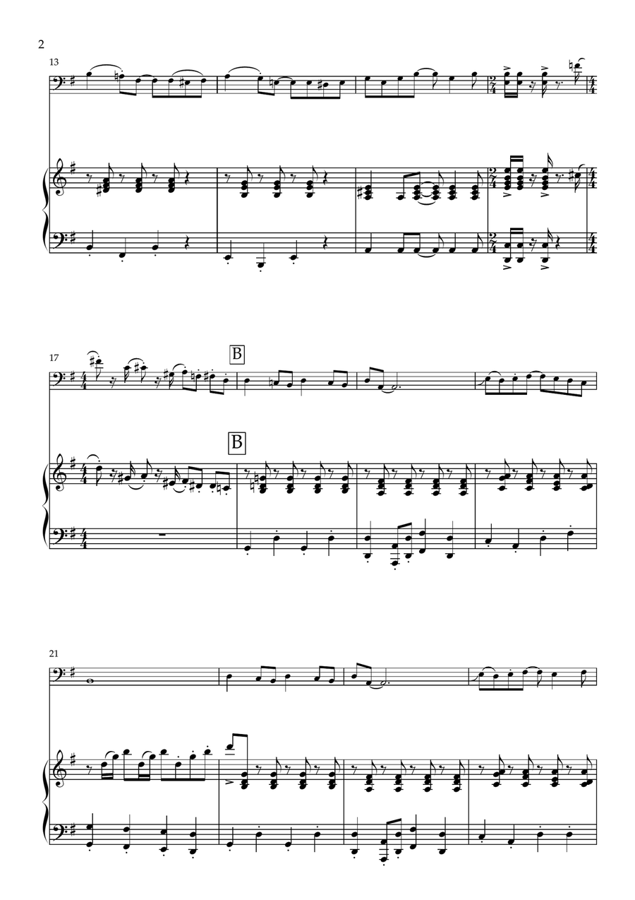 Wallace And Gromit Theme Chamber Music scores gallery preview page 4
