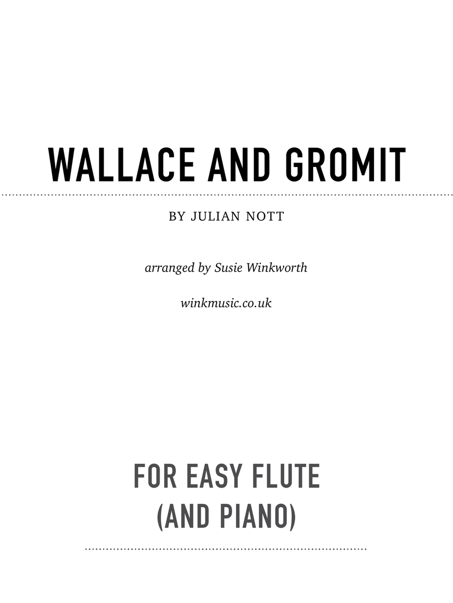 Wallace And Gromit Theme Chamber Music scores gallery preview page 1