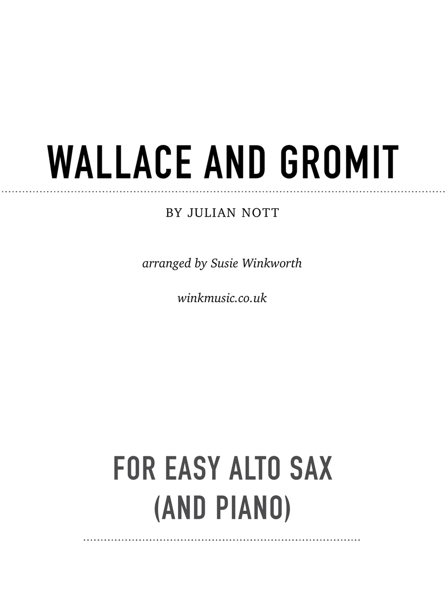 Wallace And Gromit Theme Chamber Music scores gallery preview page 1