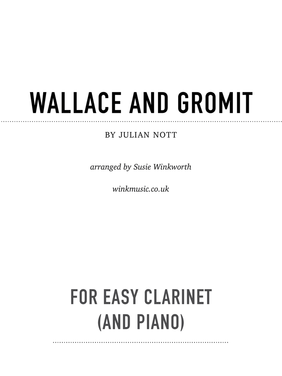 Wallace And Gromit Theme Chamber Music scores gallery preview page 1