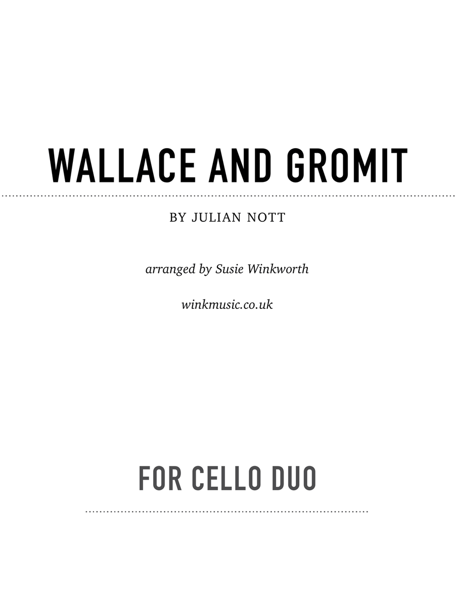Wallace And Gromit Theme String Duet scores gallery preview page 1