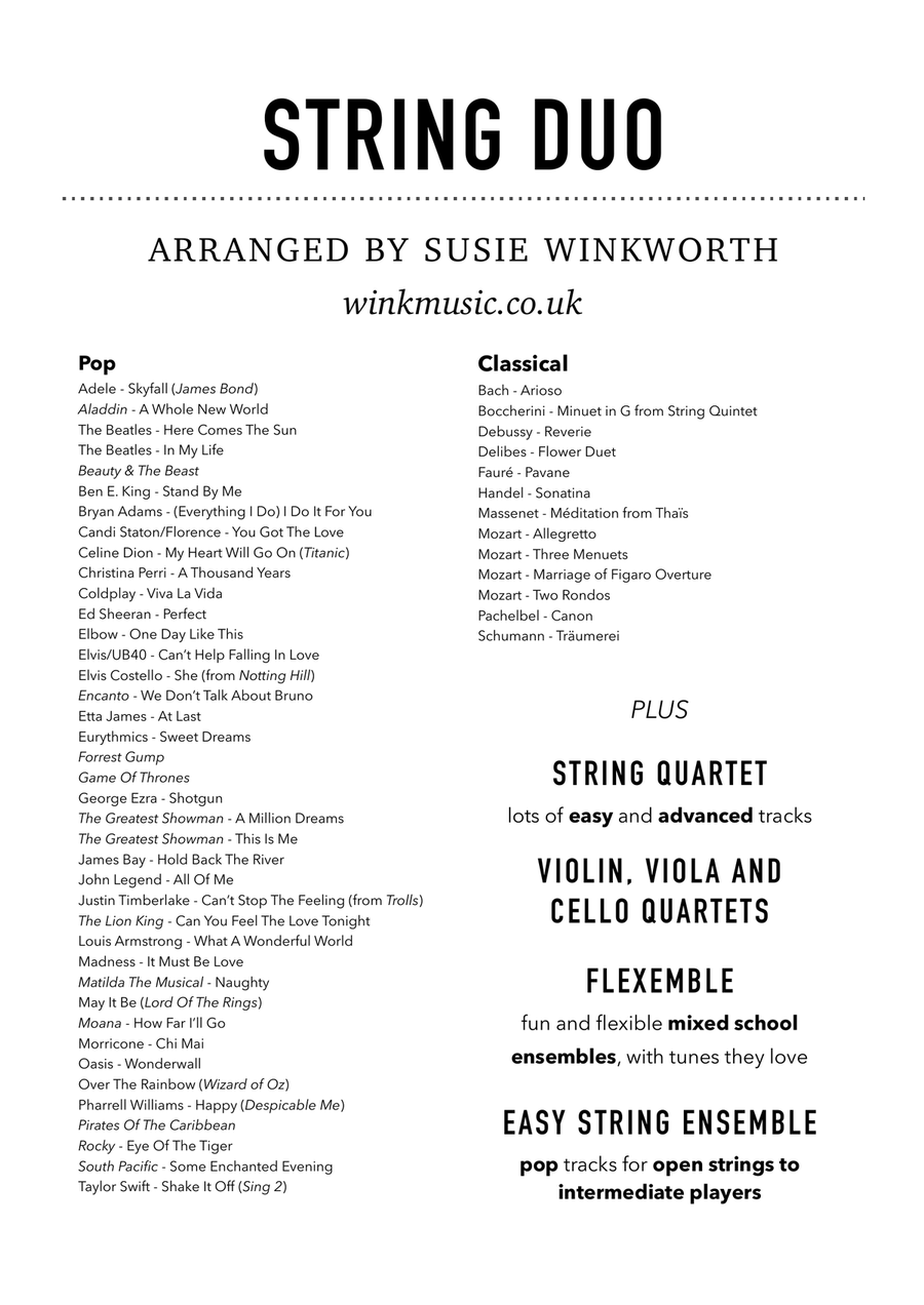 Wallace And Gromit Theme String Duet scores gallery preview page 2