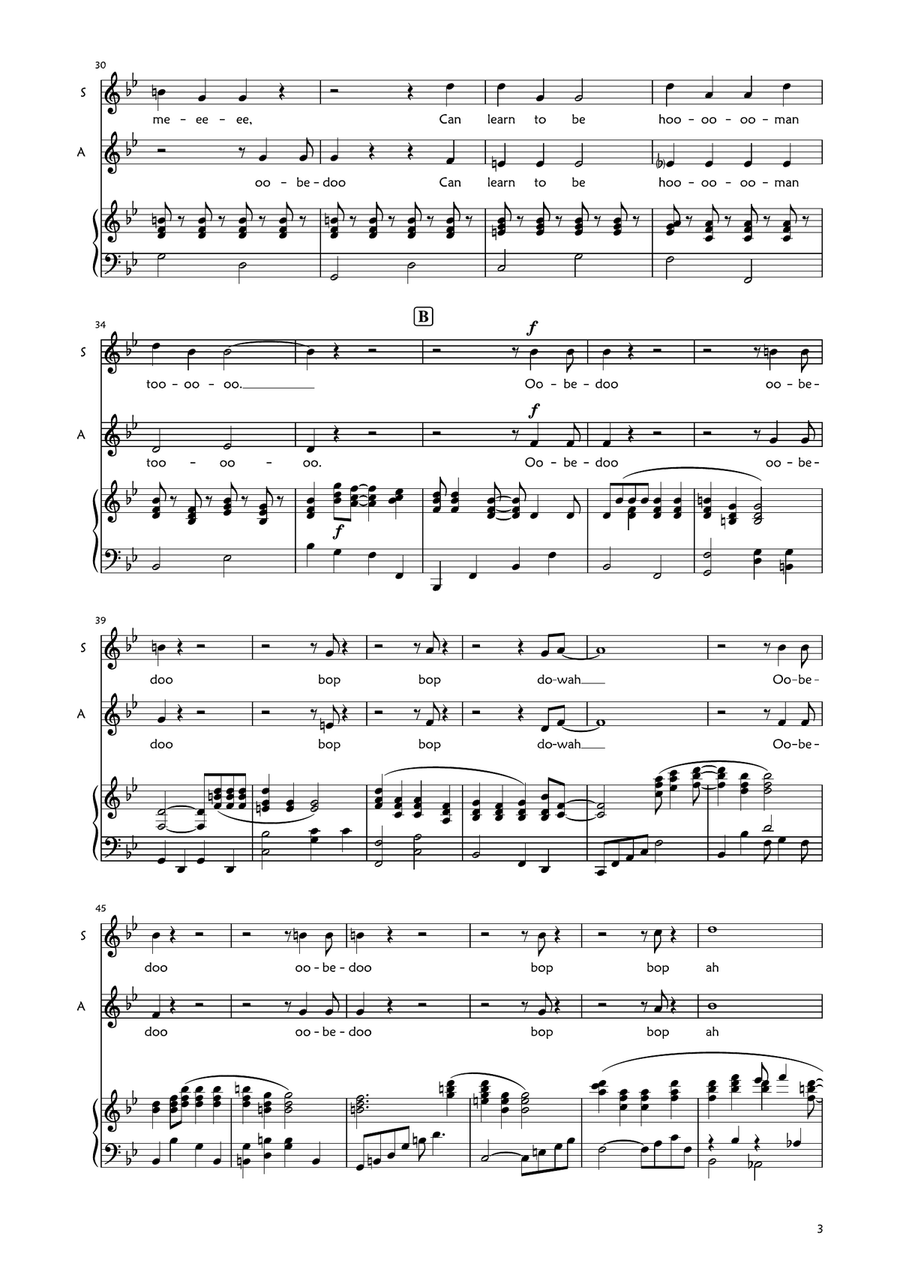 I Wan'na Be Like You (The Monkey Song) SA scores gallery preview page 3