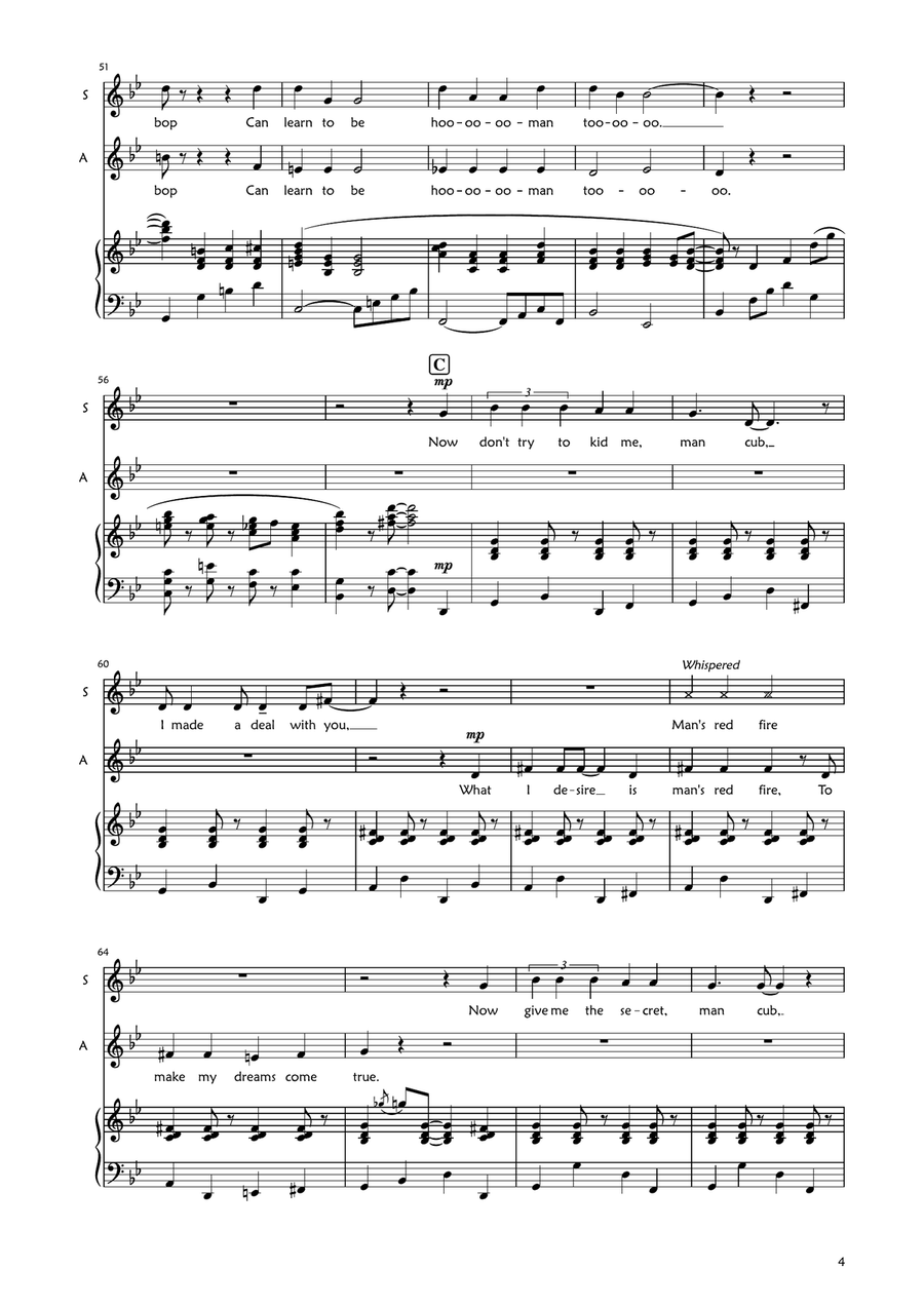 I Wan'na Be Like You (The Monkey Song) SA scores gallery preview page 4