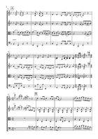 Wallace And Gromit Theme String Quartet scores gallery preview page 5