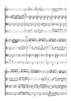 Wallace And Gromit Theme String Quartet scores gallery preview page 6