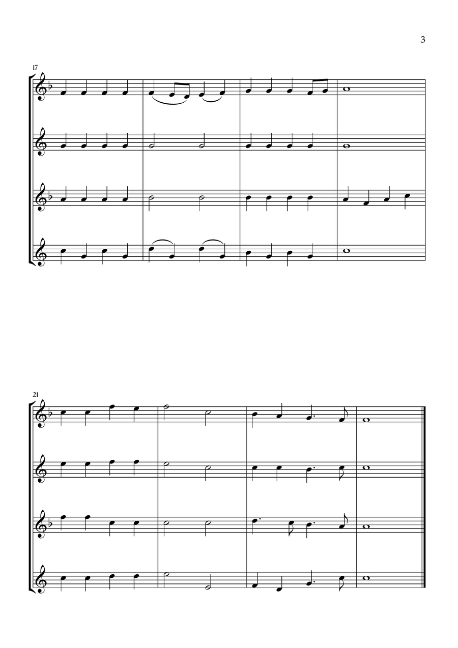 Onward, Christian Soldiers (Saxophone Quartet) Saxophone Quartet scores gallery preview page 3